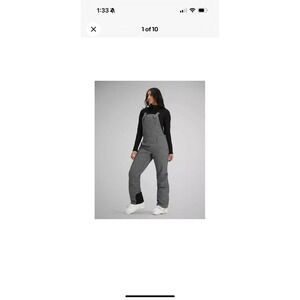 Obermeyer Women's Malta Bib Overalls Waterproof Insulated Snow Ski Size 8 NWT